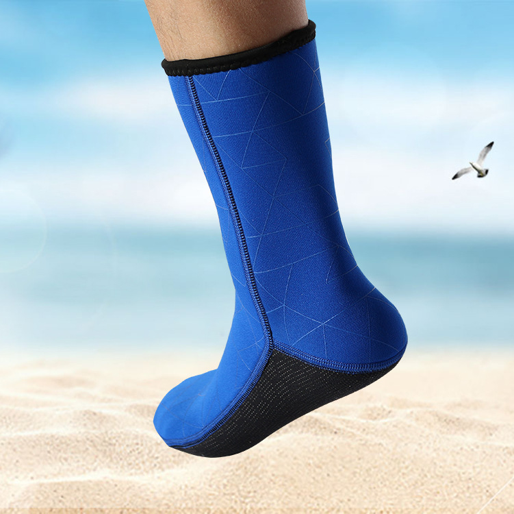 3mm warm diving socks comfortable non-slip winter swimming snorkeling socks adult woman super elastic beach socks