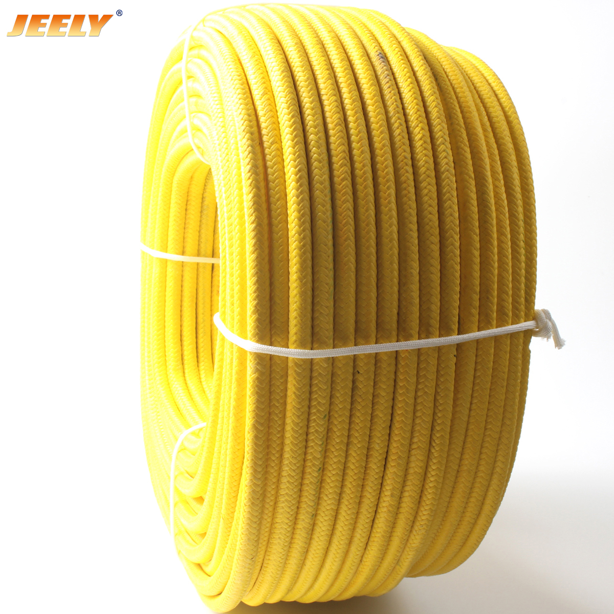 14mm 100m UHMWPE Spectra Core with Polyester Jacket Sailboat Winch Sheathed Tow Rope