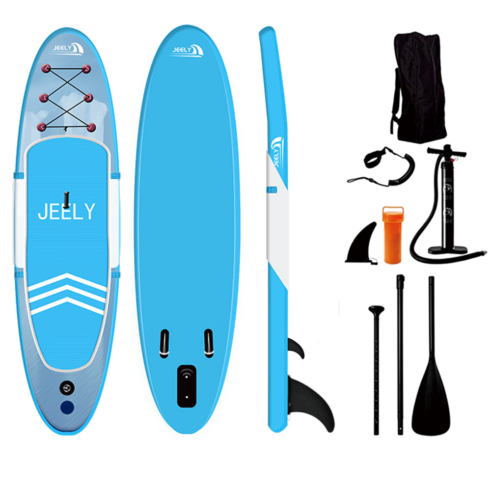 JEELY Adult Surfing Paddle Board Stand UP Paddle Board With Fins