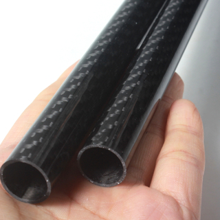 Custom ID 8mm 13mm 18mm 22mm 23mm Thickness 2.0mm Length 500mm Twill Carbon Fiber Tube