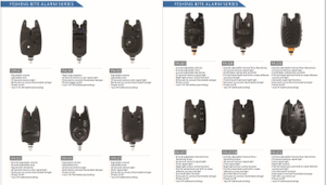 Jeely Variety of Styles Carp Fishing Single Bite Alarms with LED 
